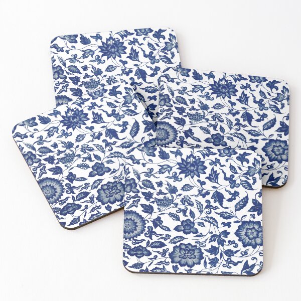 Item preview, Blue Flower Pattern Chinese Ornament Style designed and sold by Brasilia.