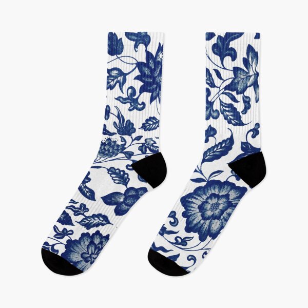 Item preview, Blue Flower Pattern Chinese Ornament Style designed and sold by Brasilia.