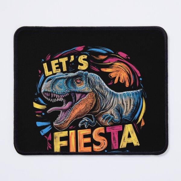 Item preview, "Let's Fiesta" Cinco de Mayo ,Dino,8k, T-Shirt designed and sold by AI-volution.