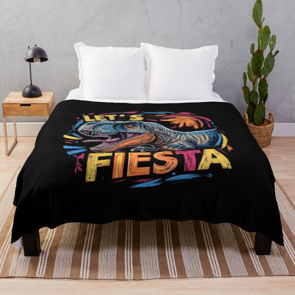 Item preview, "Let's Fiesta" Cinco de Mayo ,Dino,8k, T-Shirt designed and sold by AI-volution.