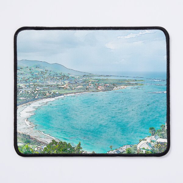 Item preview, St. Kitts by the Atlantic Ocean Watercolour designed and sold by jrtwynam.