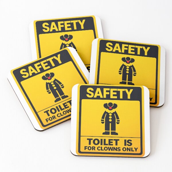 Item preview, Toilet for Clowns Only Sign designed and sold by RetroDig.