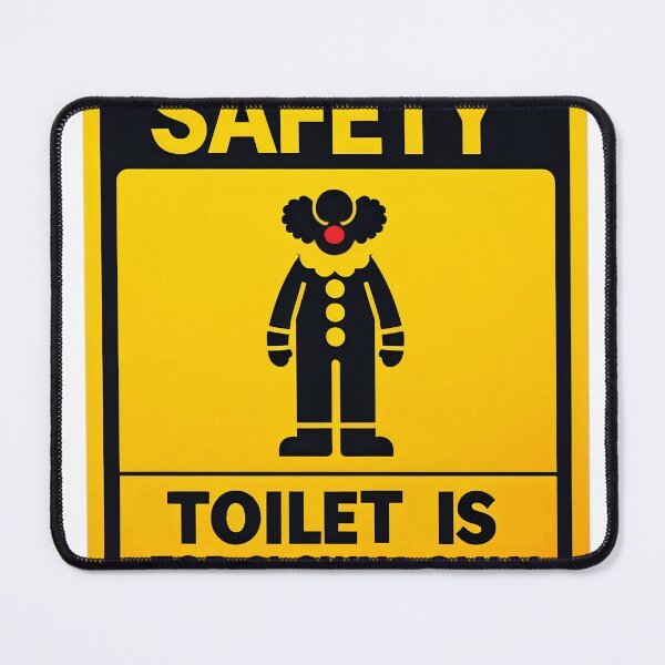 Item preview, Toilet for Clowns Only Sign designed and sold by RetroDig.