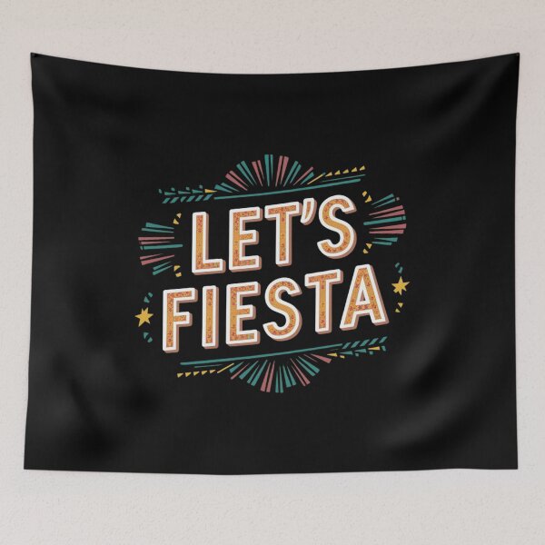 Item preview, "Let's Fiesta" Cinco de Mayo Tee designed and sold by AI-volution.