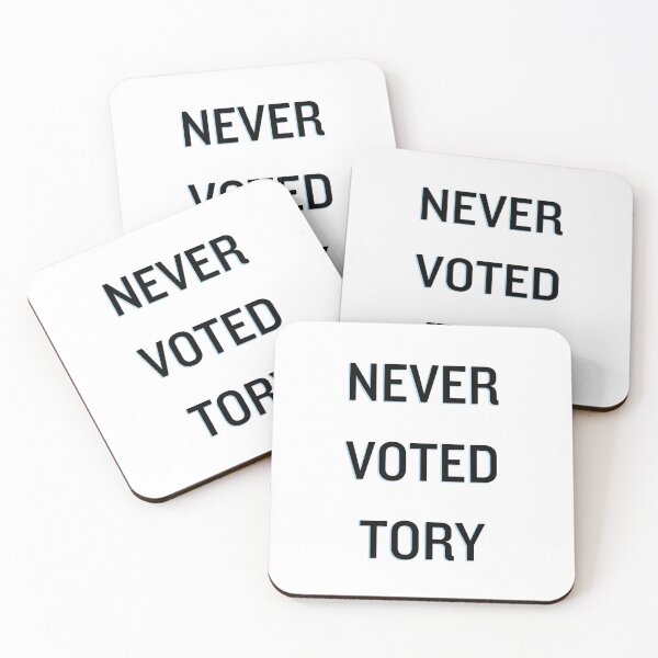 Item preview, Never voted tory designed and sold by kcgfx.