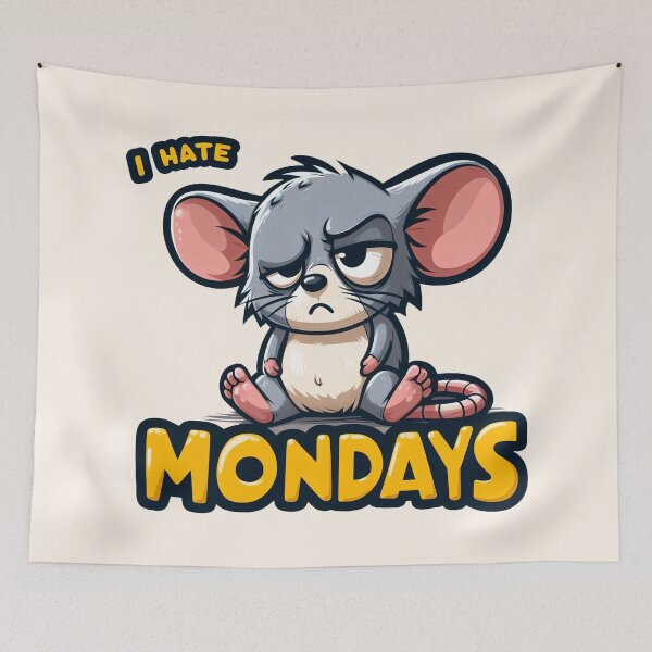 Item preview, I hate Mondays designed and sold by Delemore Art.