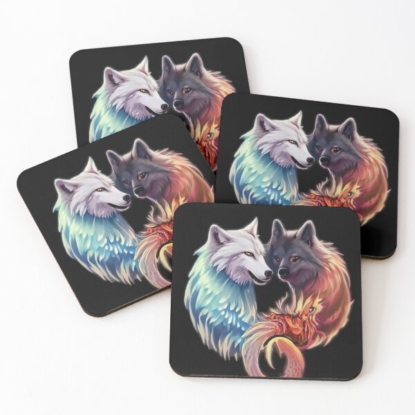 Item preview, Ying Yang Moon Wolf designed and sold by C00l-Art-.