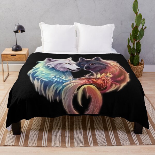 Item preview, Ying Yang Moon Wolf designed and sold by C00l-Art-.
