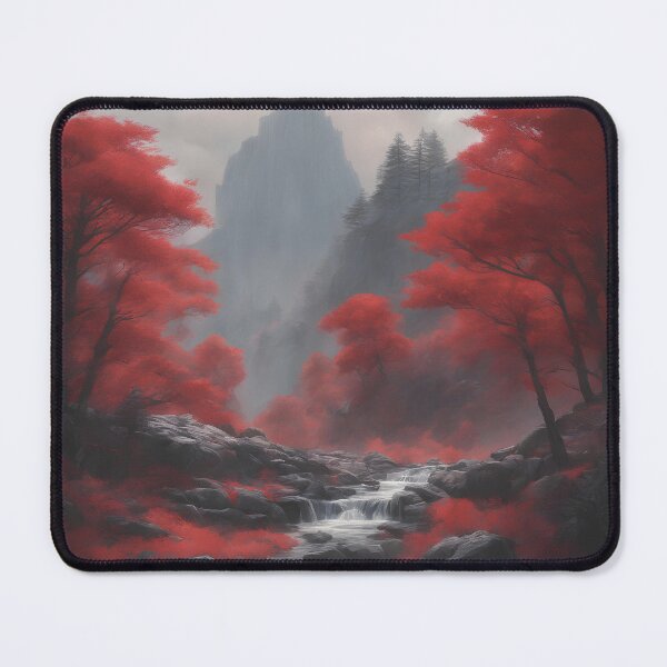 Item preview, Stream Flowing Through Red Forest designed and sold by Design-Illusi0n.