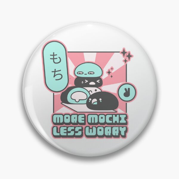 Item preview, More Mochi Less Worry designed and sold by Purple Fabric.