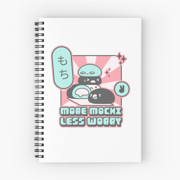 Item preview, More Mochi Less Worry designed and sold by Purple Fabric.