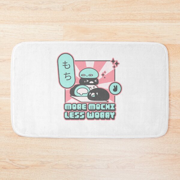 Item preview, More Mochi Less Worry designed and sold by Purple Fabric.