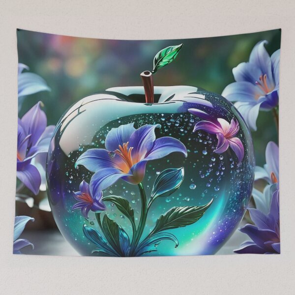 Item preview, Flower In A Glass Apple designed and sold by Bunmigraphics .
