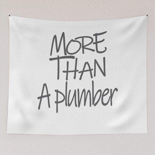 Item preview, More than A Plumber Optimism Saying designed and sold by YAHIA-14.