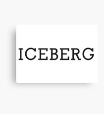 Iceberg Merchandise Canvas Print