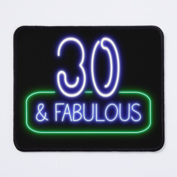Item preview, Funny 30th Birthday Quote | 30 and Fabulous designed and sold by AgataMaria.