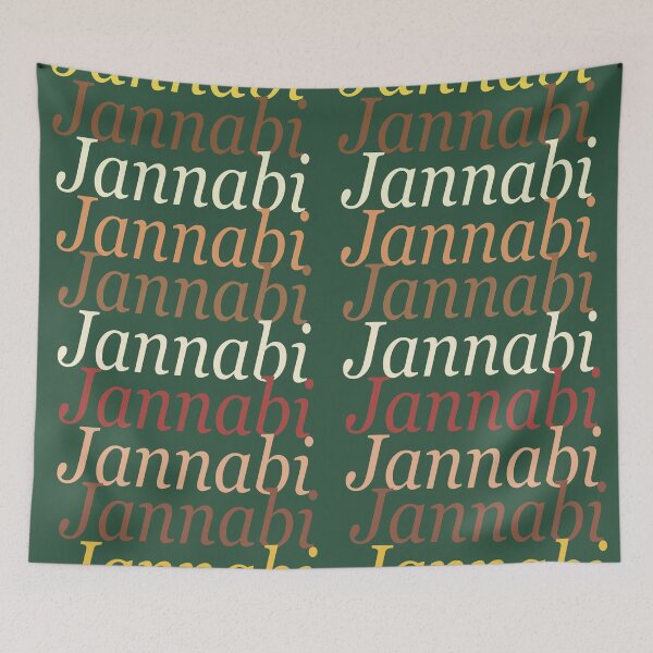 Item preview, Jannabi (typographic design) designed and sold by DulceMia8.