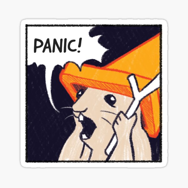 Panic! - Traffic Wizard Sticker