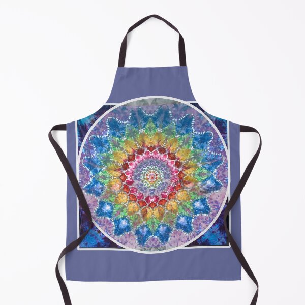 Item preview, Rainbow mandala tie dye spiritual meditation chakra rainbow yoga grateful dead head designed and sold by AuroraXGreen.