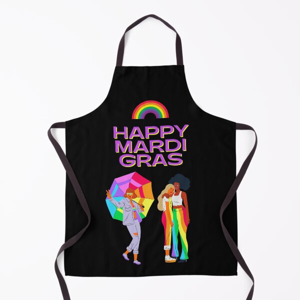 Item preview, Happy Mardi Gras: Celebrating Love and Diversity with LGBTQ+ Icons - An excellent gift choice for the LGBTQ community, including gay and lesbian folks, to commemorate Pride events or Mardi Gras. designed and sold by BrooklynRhodes.