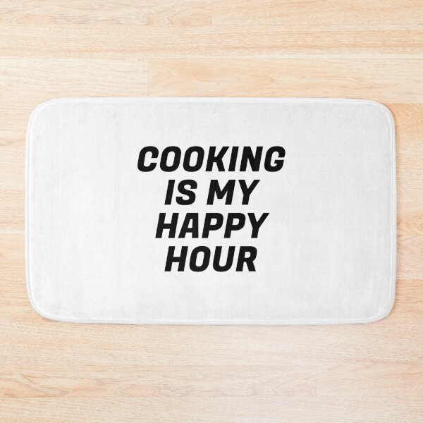 Item preview, Cooking Is My Happy Hour designed and sold by Inspirationmotivation.