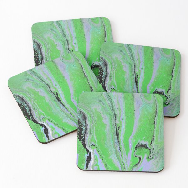 Item preview, Fair Game 2 Crazy Green Grey Acrylic Abstract designed and sold by Doug  Siegel.