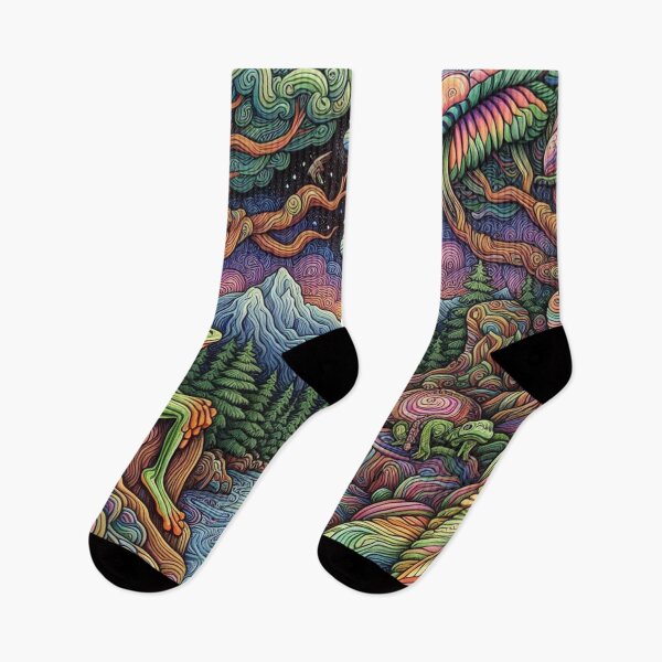 Item preview, nature trippy psychedelic spiritual art designed and sold by scabsecrete.