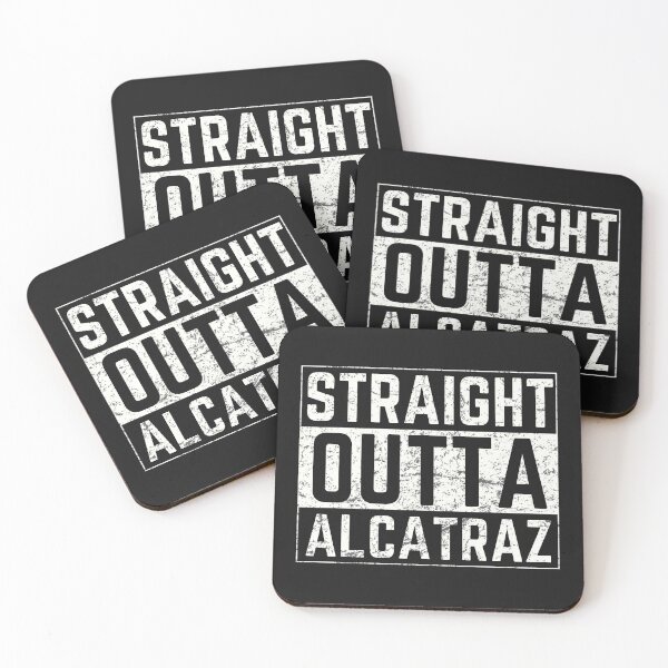 Item preview, Alcatraz Straight Outta Alcatraz Simple Grunge Text  designed and sold by HowToCanadian.