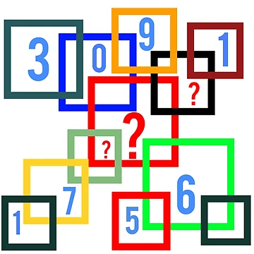 Artwork thumbnail, Rectangular puzzles by AWADHESH CHAURASIA