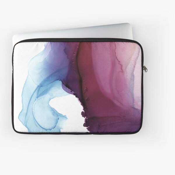 Shades of Purple, Abstract Fluid Artwork Laptop Sleeve