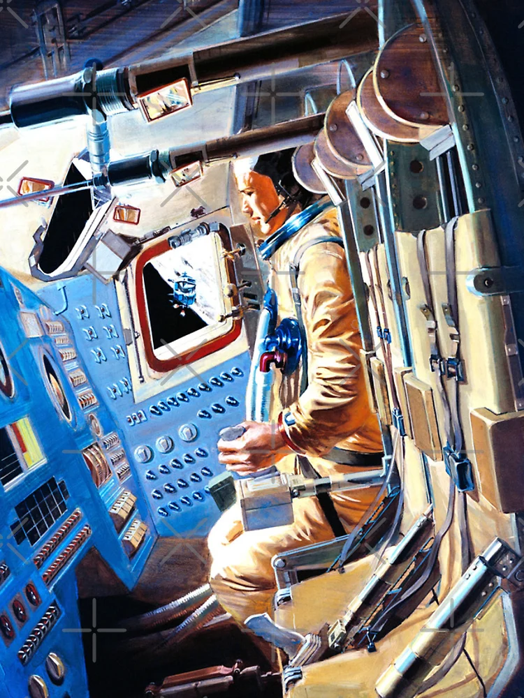 Thumbnail 4 of 4, Samsung Galaxy Phone Case, Apollo 12 Command Module's (CM) Interior designed and sold by Revulet.