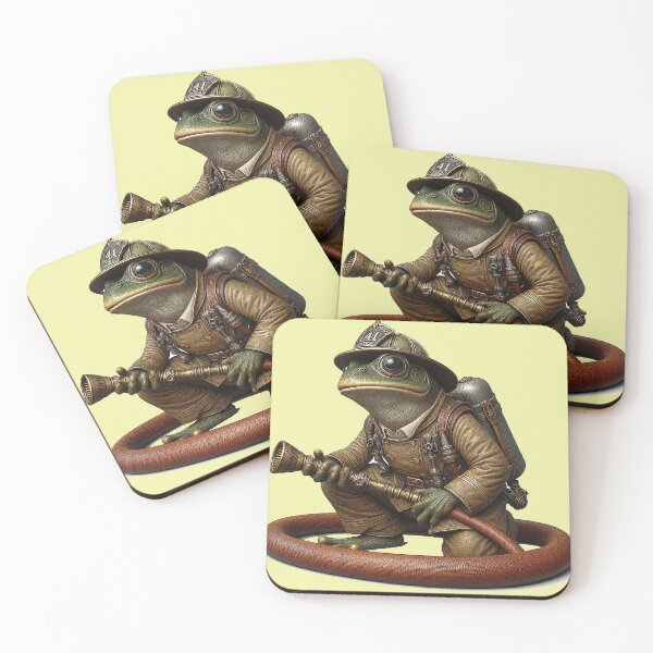 Item preview, Froggie Fireman designed and sold by Foxlindesigns.