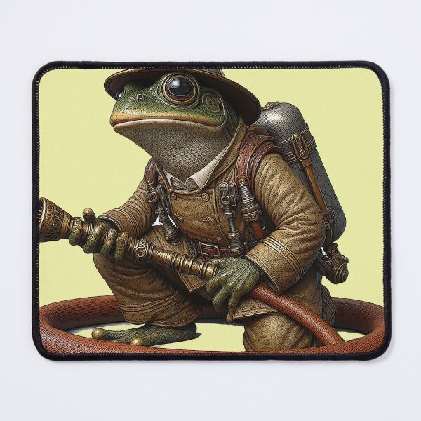 Item preview, Froggie Fireman designed and sold by Foxlindesigns.