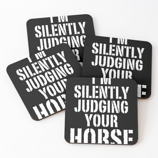 Item preview, I'M SILENTLY JUDGING YOUR HORSE designed and sold by TeeToop1.