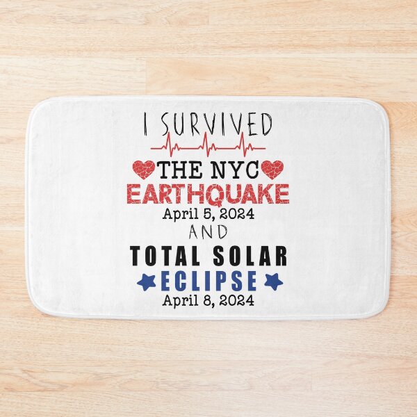 Item preview, I Survived NYC Earthquake and Total Solar Eclipse designed and sold by RR-Arts.