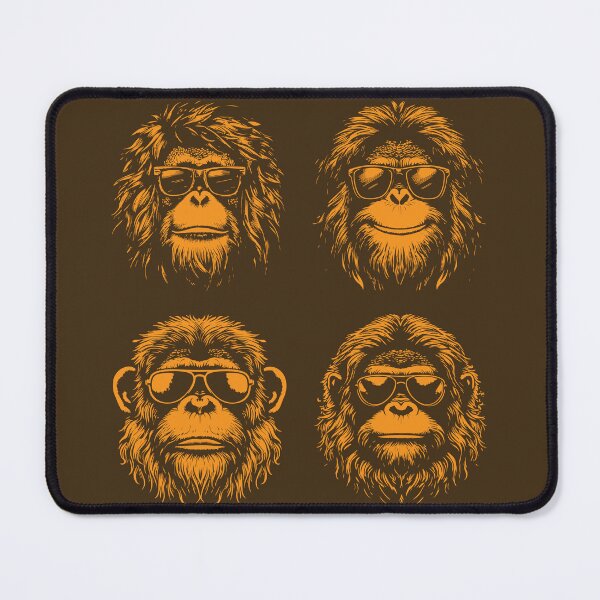Item preview, Four rockstar chimps form a hirsute band   designed and sold by KoandZo.