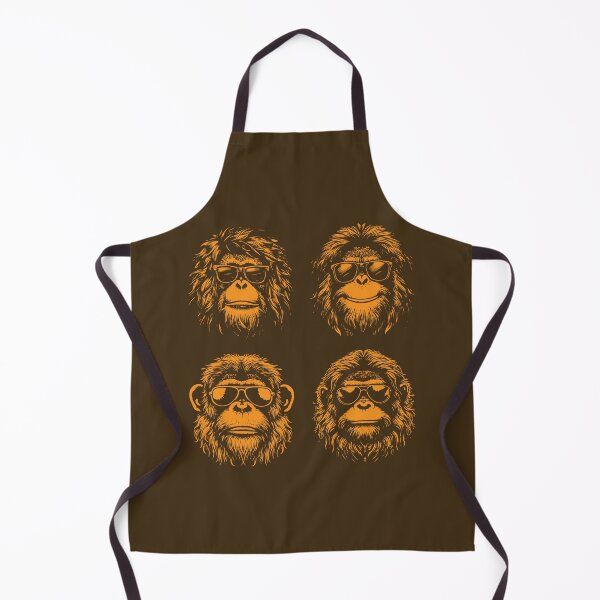 Item preview, Four rockstar chimps form a hirsute band   designed and sold by KoandZo.