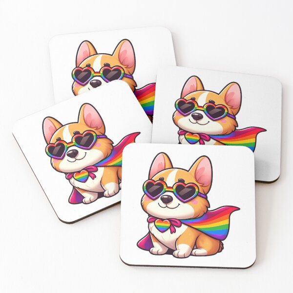 Item preview, Prideful Corgi Hero designed and sold by EpicPaws.