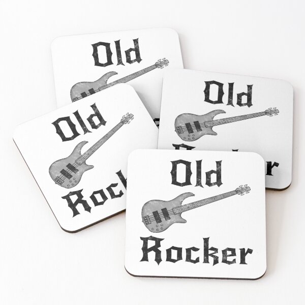 Artikelvorschau, Old Guys Rock, Bassgitarre Vatertagsgeschenk Ruhestandsgeschenk Bassist entworfen und verkauft von doodlerob.