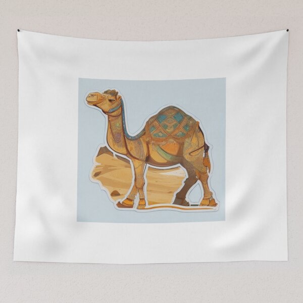 Item preview, camel in the desert designed and sold by GOTJIm.