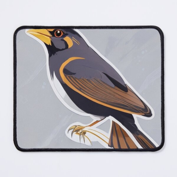 Item preview, Myna in abstract art designed and sold by GOTJIm.
