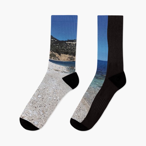 Item preview, Coastal Harmony: Majestic Cliff and Pebble Beach in Mattinata designed and sold by EpicVistas.