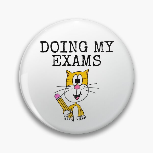 Item preview, Doing My Exams Cat GCSE's A-Levels designed and sold by doodlerob.