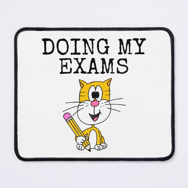 Item preview, Doing My Exams Cat GCSE's A-Levels designed and sold by doodlerob.