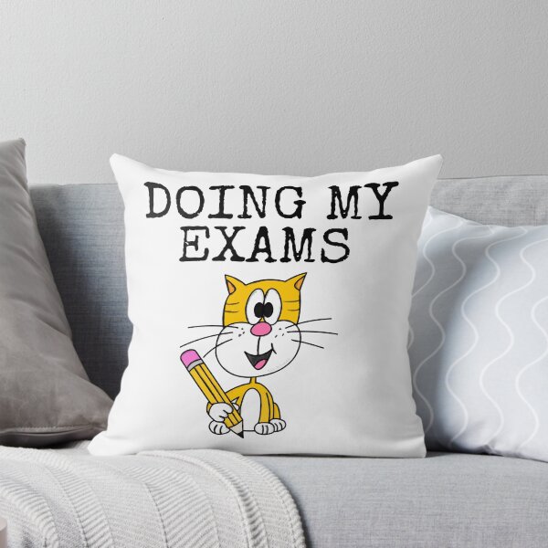 Item preview, Doing My Exams Cat GCSE's A-Levels designed and sold by doodlerob.