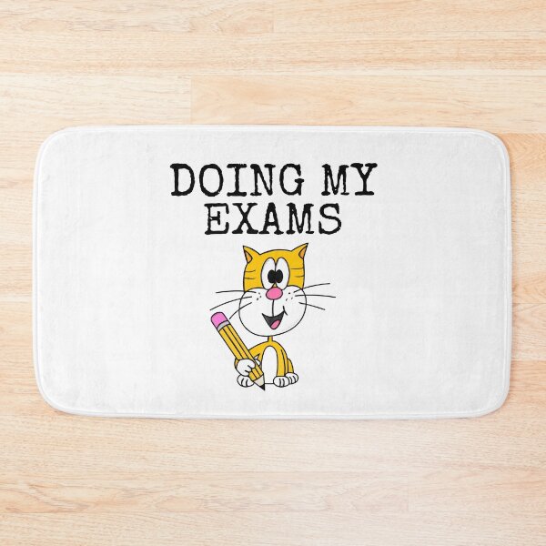 Item preview, Doing My Exams Cat GCSE's A-Levels designed and sold by doodlerob.