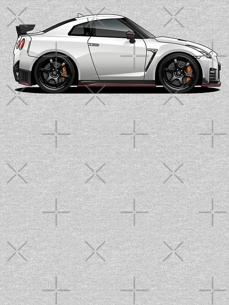 Aperçu 6 sur 6. Sweat à capuche épais avec l'œuvre GT-R R35 créée et vendue par ArtCraftLab.