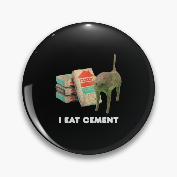 Item preview, I Eat Cement Cat designed and sold by FloraPlantTees.
