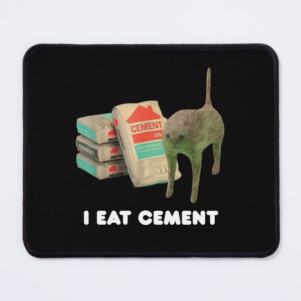 Item preview, I Eat Cement Cat designed and sold by FloraPlantTees.