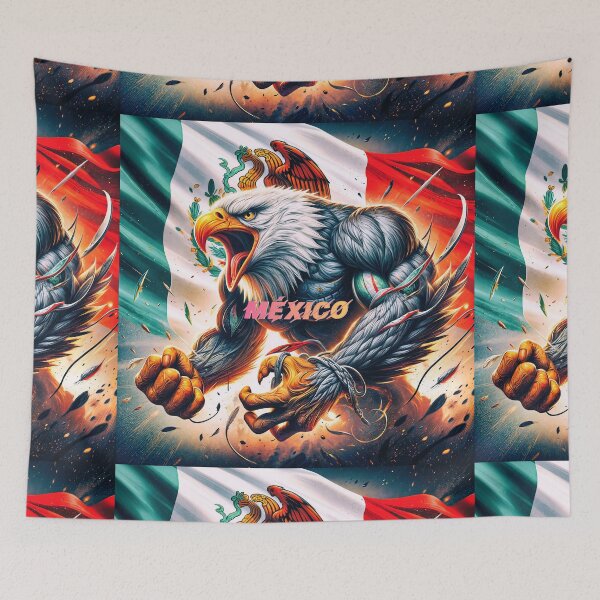 Item preview, FLAG OF MEXICO ART designed and sold by PixelCraftDSG.